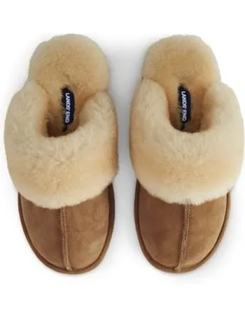 lands end sherpa slippers