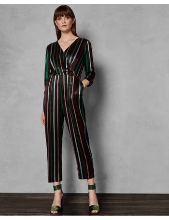 ted baker stripe jumpsuit