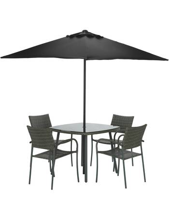 Argos Rattan Furniture Sets Up To, White Plastic Table And Chairs Garden Argos