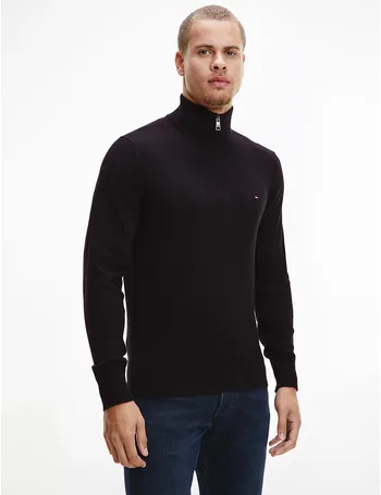 tommy hilfiger half zip jumper