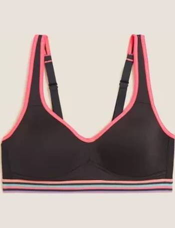 M&s Angel Non Wired High Impact Sports Bra MOULDED Cup Size