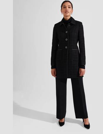 Hobbs rosetta hot sale coat black