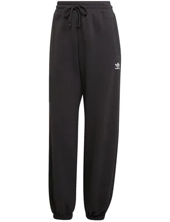 adidas Originals classic 3 stripe sweatpants in black