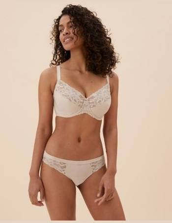 Wildblooms Minimiser Full Cup Bra C-H, M&S Collection