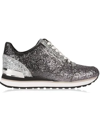 michael kors billie glitter trainers