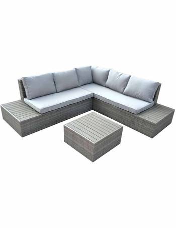 Charles bentley corner online sofa lounge set grey