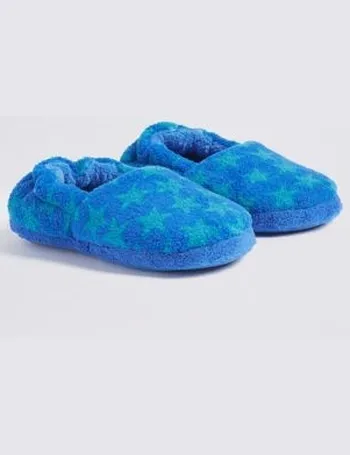 marks and spencer boys slippers