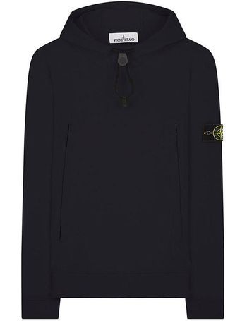 stone island text weave hoodie