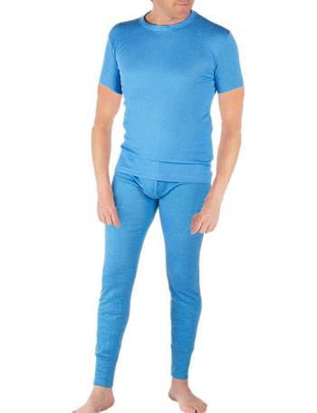 Blue Socks Uwear Mens Thermal Short Sleeve T Shirt Vest Pack of 3 