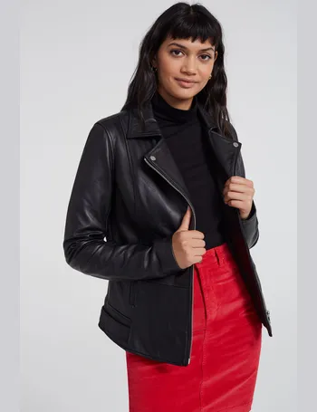 long tall sally leather biker jacket