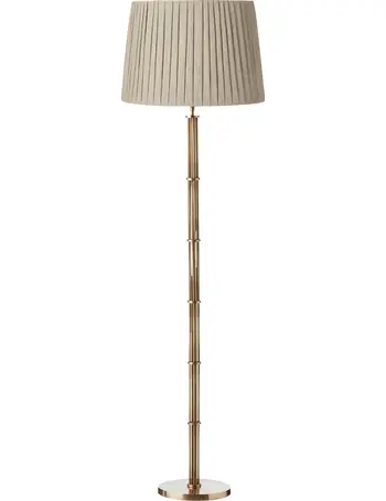 Bramante Brass Floor Lamp - Antique Gold