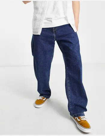 Carhartt WIP landon loose straight jeans in blue wash