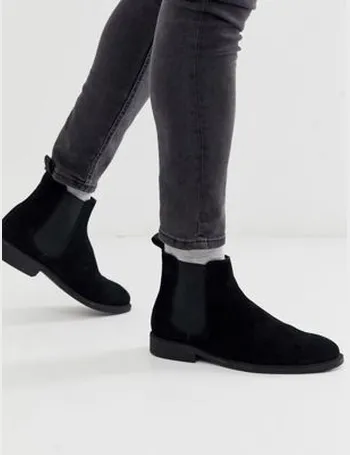 office suede chelsea boots