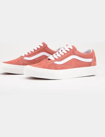 vans old skool pink fuzzy suede