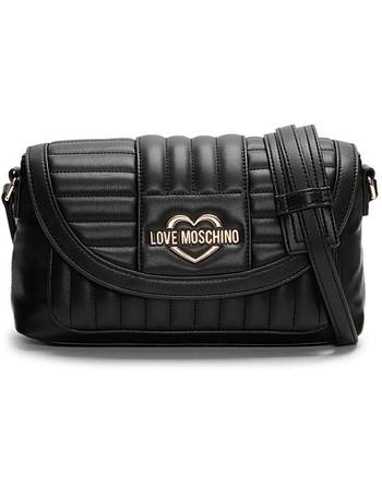 Love Moschino Diamond Quilt Black Tote Bag