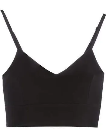  Black Bralette Crop Top