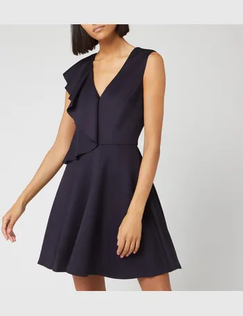 ted baker florae ruffle skater dress