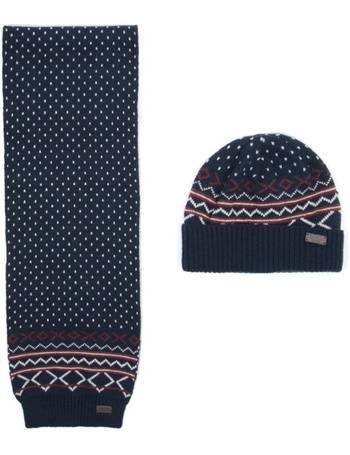 Barbour Highgate Cable Beanie & Scarf Gift Set - Mens from Humes Outfitters