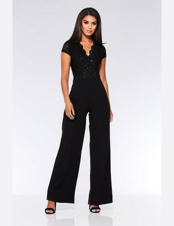 Amora black lace jumpsuit on sale