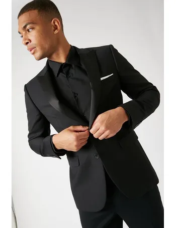 debenhams mens suits black