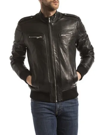 blue wellford leather jacket