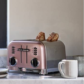 4 Slice Toaster - Vintage Rose, CPT180PU