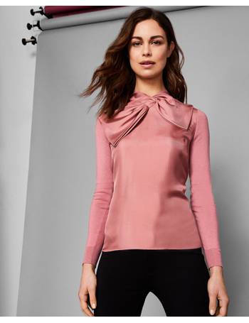 ted baker ambher bow detail jumper