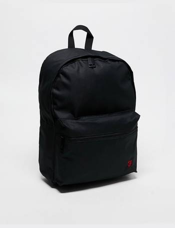 Farah nylon cheap backpack in black