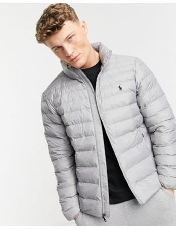 ralph lauren puffer jacket grey