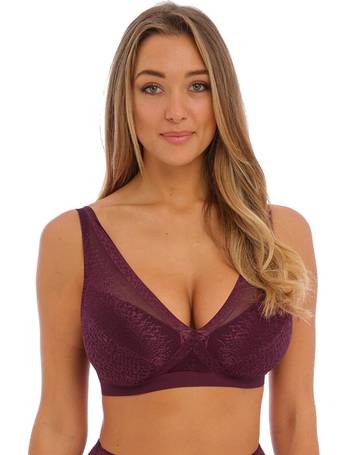 Cotton On lace apex bralette in red