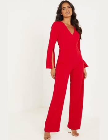 Red store jumpsuit quiz