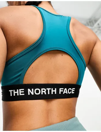 The North Face TECH BRA - Medium support sports bra - fawn grey/lilac 