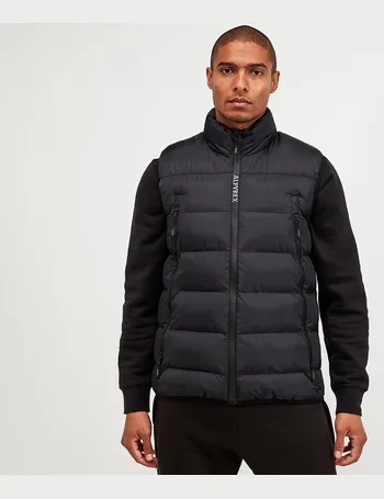 Alessandro Zavetti GRAYSON LONGLINE PUFFER JACKET - Winter coat - jet  black/black 