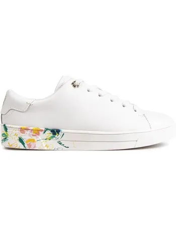 womens white trainers ted baker