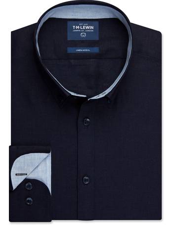 Blue Linen Casual Shirt – tmlewinuk