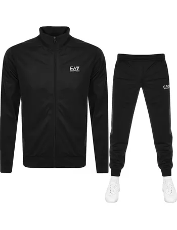 ea7 7 lines fleece tracksuit