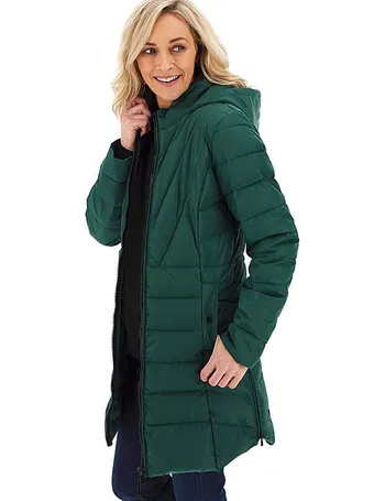 forest green padded coat