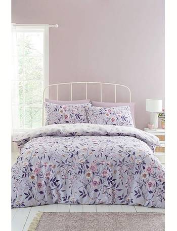 Catherine Lansfield Canterbury Floral Reversible Double Duvet Cover Set  with Pillowcase Blush Pink : : Home & Kitchen