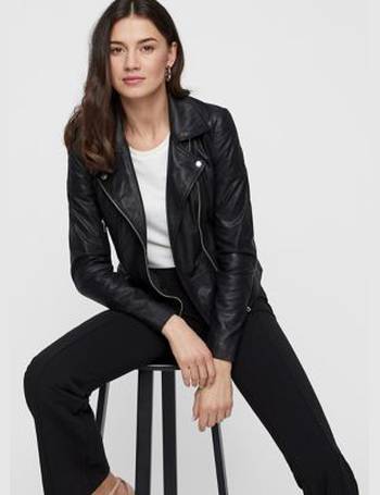 m and s leather jacket