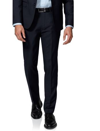 Shop TM Lewin Men's Skinny Suit Trousers | DealDoodle