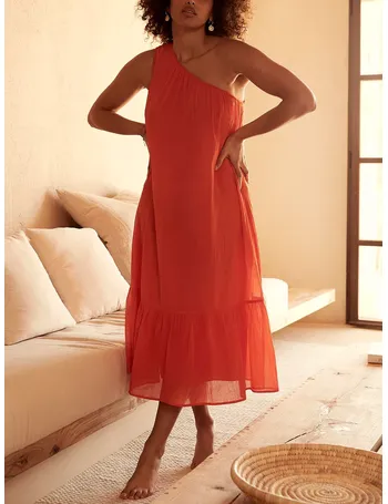 Mint velvet orange spot dress cheap