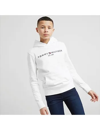 tommy hilfiger essential logo overhead hoodie junior