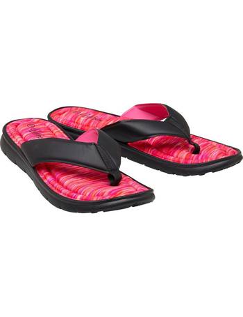 Buy Onfire Womens Memory Foam Toe Post Sandals Navy/Aqua