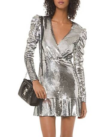 michael kors sequin slip dress