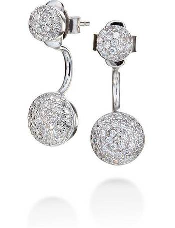 Shop Women s Folli Follie Silver Earrings up to 70 Off DealDoodle