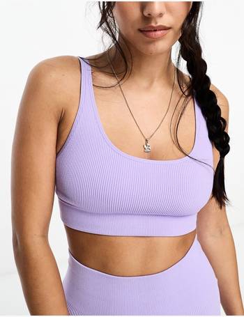 HIIT bralet with contour mesh panels