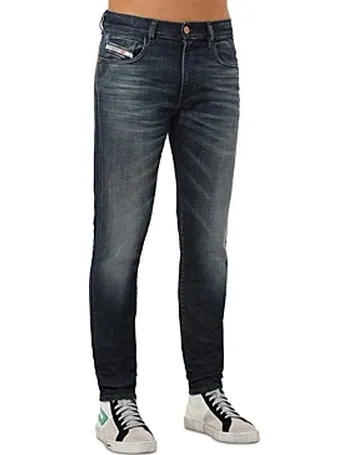 men's diesel black slim fit jeans