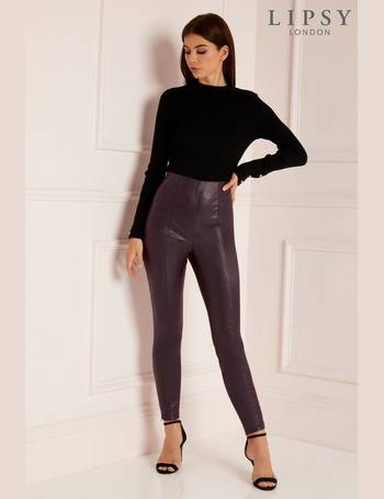 Leather Look Trousers  Faux Leather Leggings  In The Style