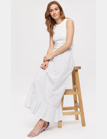 Dorothy perkins 2025 white linen skirt