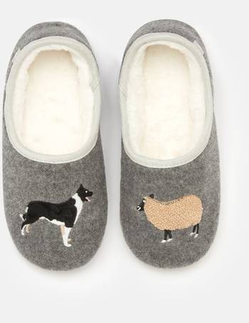 joules collie slippers